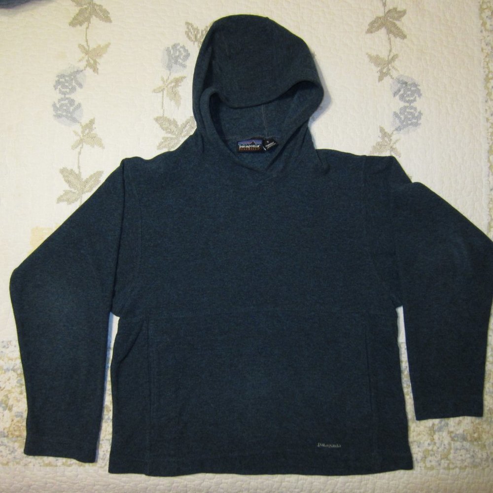 Patagonia Women's Teal Hooded Sweatshirt